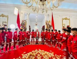 Presiden Jokowi Terima Timnas U-16 di Istana Merdeka