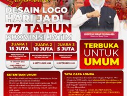 Pemprov Jatim Gelar Sayembara Desain Logo Hari Jadi Provinsi Jatim ke-77