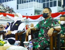 Gubernur Khofifah Bersama KSAD Jenderal Dudung Tinjau Program Penurunan Stunting di Gresik