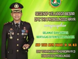 Kapolres Probolinggo di Mutasi, Ini Pesan Ketua DPC TKN PROYA